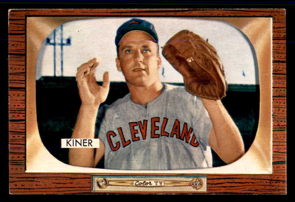 1955 Bowman Baseball #197 Ralph Kiner Indians EX-MT 555557