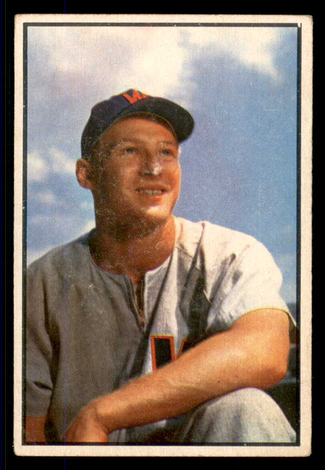 1953 Bowman Color Baseball #024 Jackie Jensen Senators VG-EX 555565