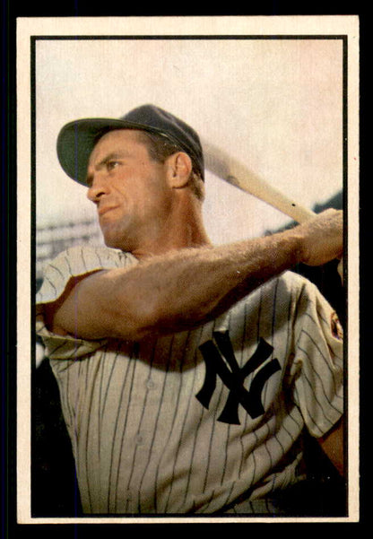 1953 Bowman Color Baseball #084 Hank Bauer Yankees EX 555567