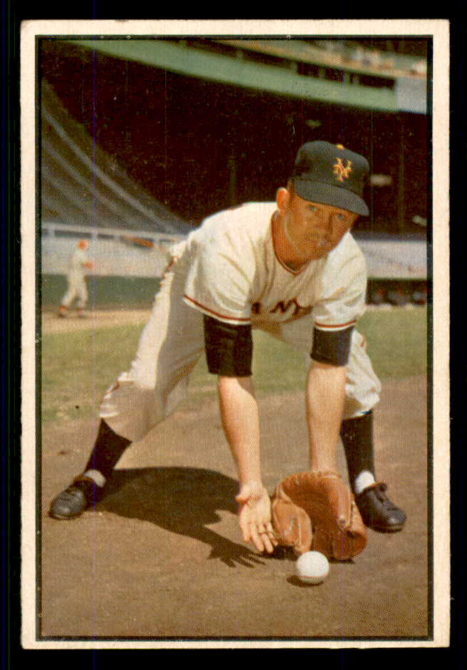 1953 Bowman Color Baseball #001 Davey Williams Giants EX+/EX-MT 555573