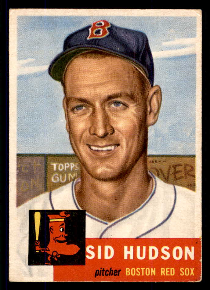 1953 Topps Baseball #251 Sid Hudson Red Sox VG-EX 555609