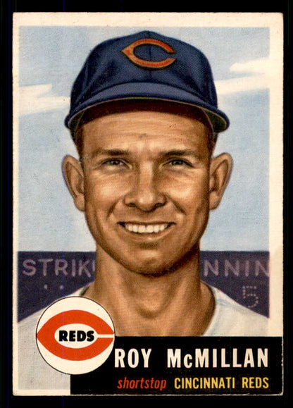 1953 Topps Baseball #259 Roy McMillan Reds EX+/EX-MT 555615