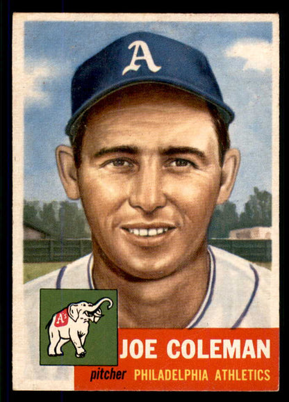 1953 Topps Baseball #279 Joe Coleman A"S EX-MT 555619