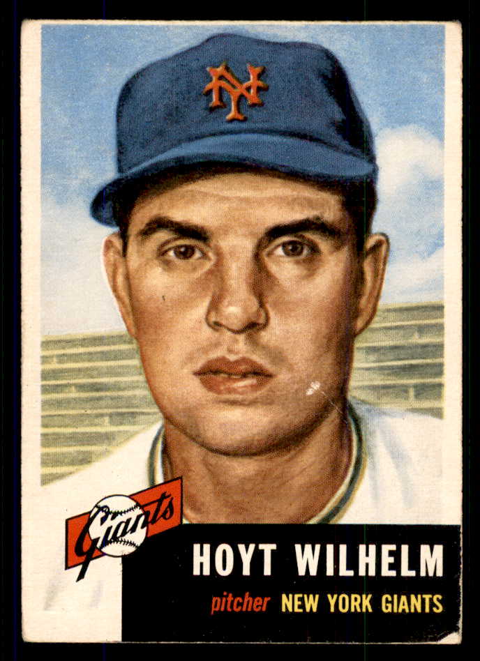 1953 Topps Baseball #151 Hoyt Wilhelm Giants VG 555625