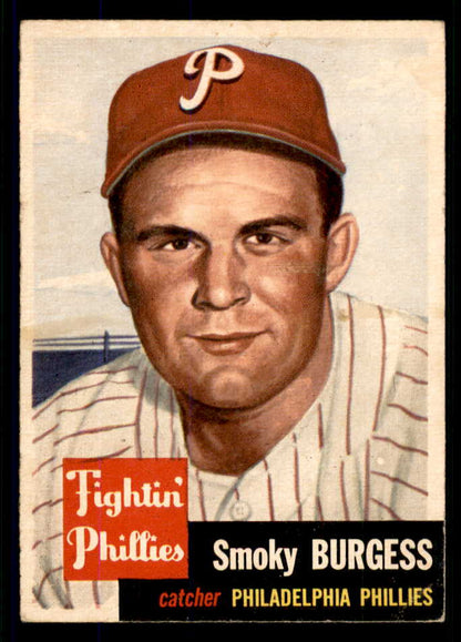 1953 Topps Baseball #010 Smoky Burgess Phillies VG-EX 555638