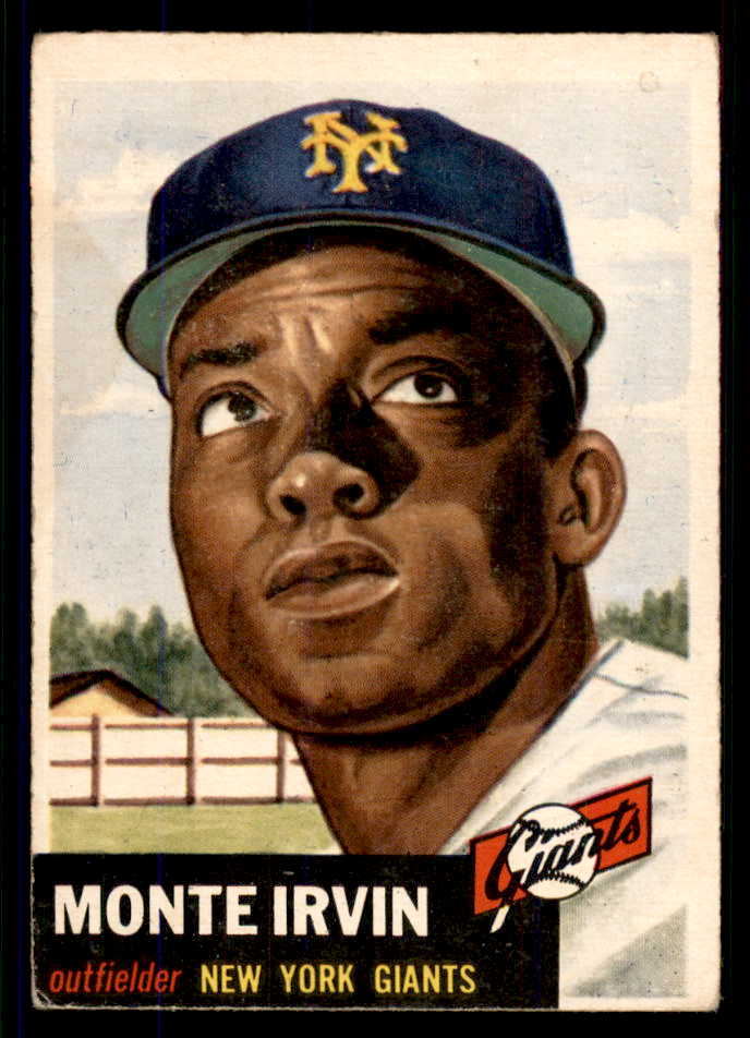 1953 Topps Baseball #062 Monte Irvin Giants VG-EX 555644
