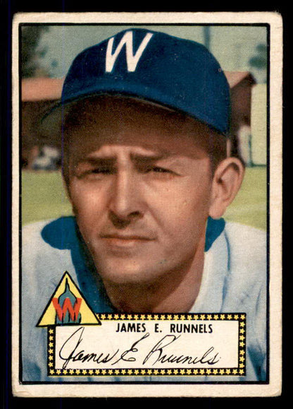 1952 Topps Baseball #002 Pete Runnels Senators VG Black 555669
