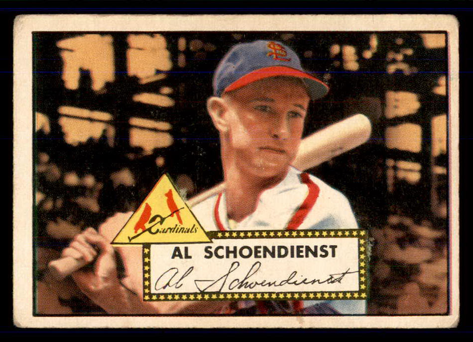 1952 Topps Baseball #091 Red Schoendienst Cardinals VG 555698
