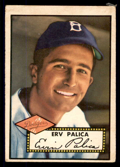 1952 Topps Baseball #273 Erv Palica Dodgers VG-EX 555703