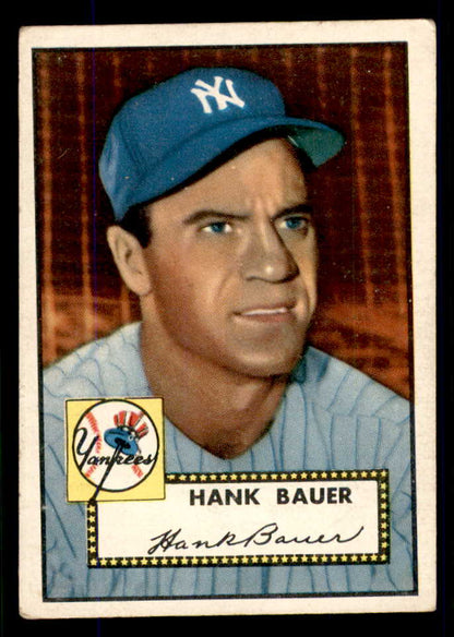 1952 Topps Baseball #215 Hank Bauer Yankees VG-EX 555712