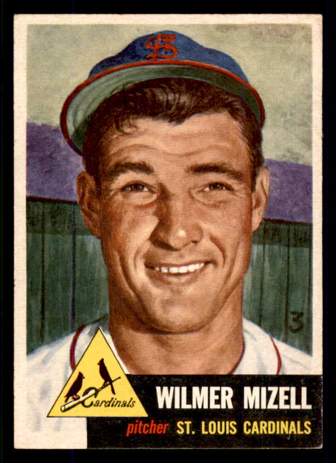 1953 Topps Baseball #128 Wilmer Mizell Cardinals EX-MT 555733