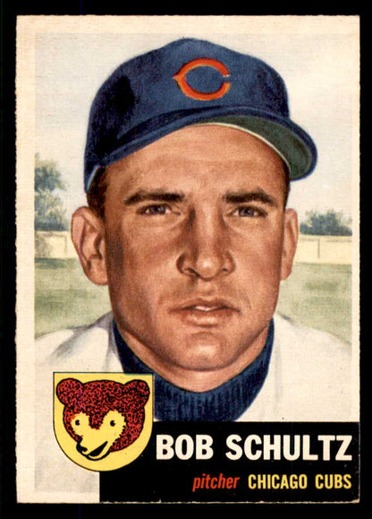 1953 Topps Baseball #144 Bob Schultz Cubs EX-MT 555739