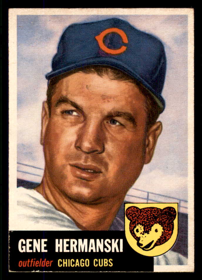 1953 Topps Baseball #179 Gene Hermanski Cubs EX-MT 555748