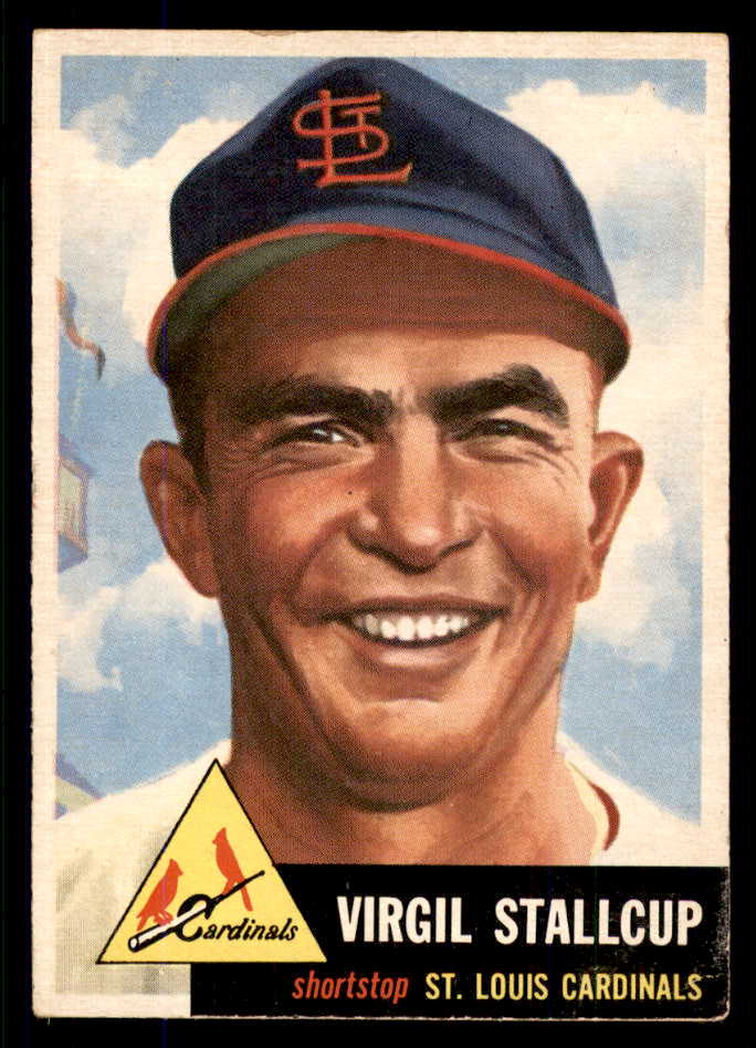 1953 Topps Baseball #180 Virgil Stallcup Cardinals EX-MT 555749