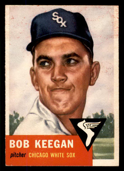1953 Topps Baseball #196 Bob Keegan White Sox EX-MT 555755