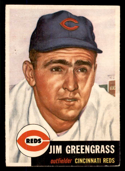 1953 Topps Baseball #209 Jim Greegrass Reds EX-MT 555757