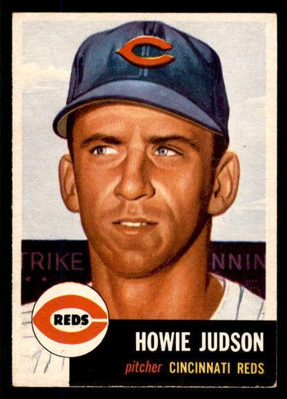 1953 Topps Baseball #012 Howie Judson Reds EX-MT 555762
