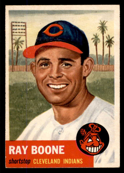 1953 Topps Baseball #025 Ray Boone Indians EX-MT 555768