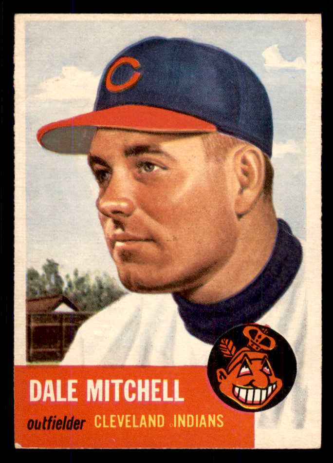 1953 Topps Baseball #026 Dale Mitchell Indians EX-MT 555769