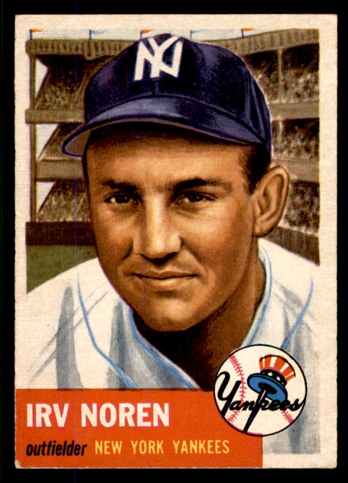 1953 Topps Baseball #035 Irv Noren Yankees EX-MT 555772