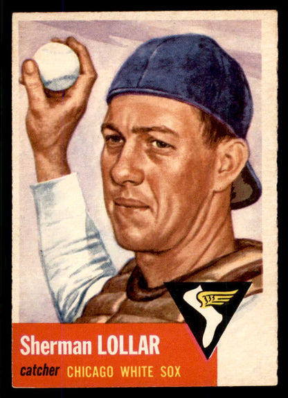 1953 Topps Baseball #053 Sherm Lollar White Sox EX-MT 555776