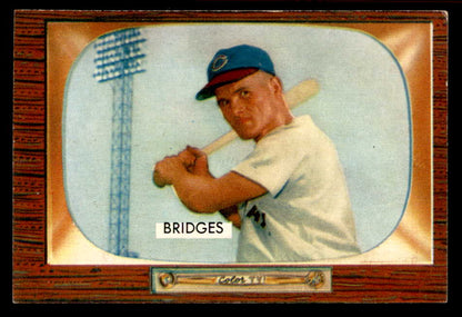 1955 Bowman Baseball #136 Rocky Bridges Reds EX-MT 555791