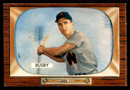 1955 Bowman Baseball #166 Jim Busby Senators EX-MT 555795