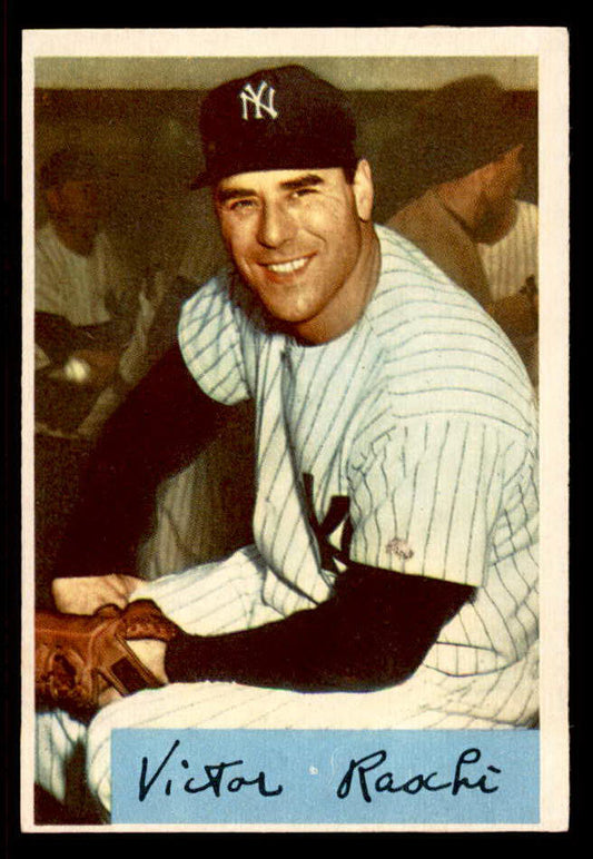 1954 Bowman Baseball #033 Vic Raschi Yankees EX+/EX-MT No Trade 555812
