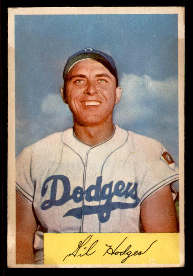 1954 Bowman Baseball #138 Gil Hodges Dodgers VG-EX 555816