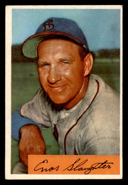1954 Bowman Baseball #062 Enos Slaughter Cardinals EX+/EX-MT 555834