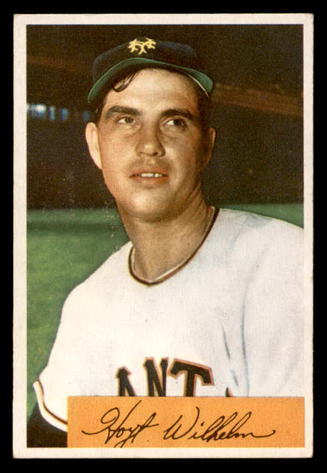 1954 Bowman Baseball #057 Hoyt Wilhelm Giants VG-EX 555835