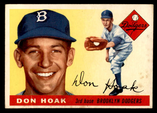 1955 Topps Baseball #040 Don Hoak Dodgers VG-EX 555859