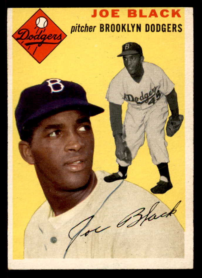 1954 Topps Baseball #098 Joe Black Dodgers EX-MT 555861