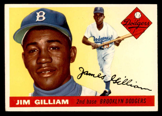 1955 Topps Baseball #005 Jim Gilliam Dodgers EX-MT 555865