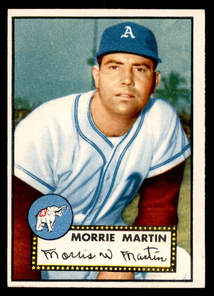 1952 Topps Baseball #131 Morrie Martin A's EX-MT 555869