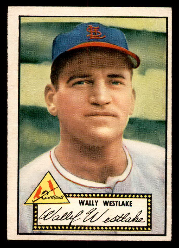 1952 Topps Baseball #038 Wally Westlake Cardinals EX-MT Red 555883