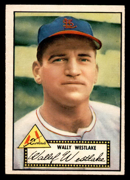 1952 Topps Baseball #038 Wally Westlake Cardinals EX-MT Red 555883