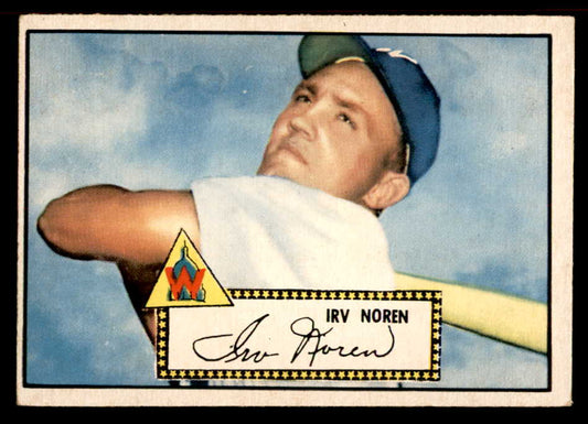 1952 Topps Baseball #040 Irv Noren Senators VG-EX Red 555895
