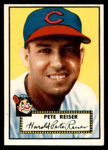 1952 Topps Baseball #189 Pete Reiser Indians EX-MT 555906
