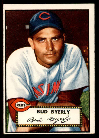 1952 Topps Baseball #161 Bud Byerly Reds EX-MT 555908