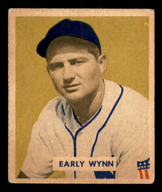 1949 Bowman Baseball #110 Early Wynn Indians VG-EX 555945