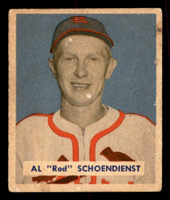 1949 Bowman Baseball #111 Red Schoendienst Cardinals VG-EX 555959