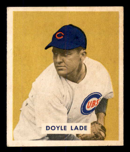 1949 Bowman Baseball #168 Doyle Lade Cubs EX-MT 556013