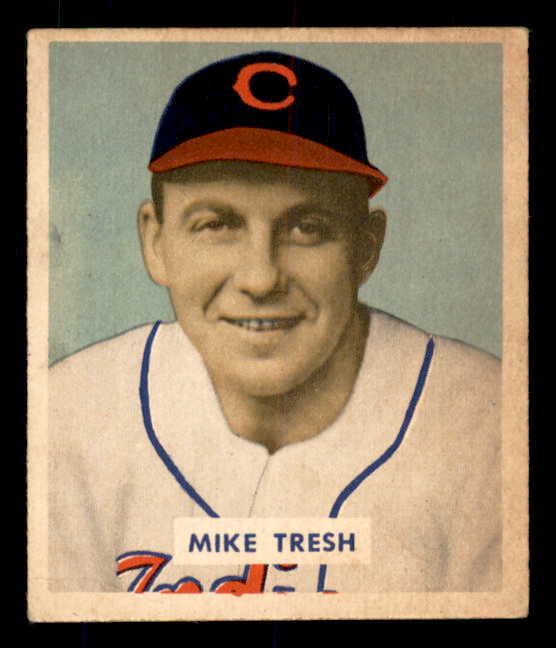 1949 Bowman Baseball #166 Mike Tresh Indians EX-MT 556020