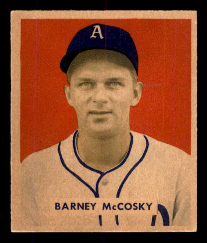 1949 Bowman Baseball #203 Barney Mccosky A's EX-MT 556024