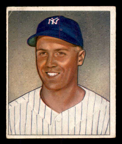 1950 Bowman Baseball #101 Bobby Brown Yankees VG-EX 556061