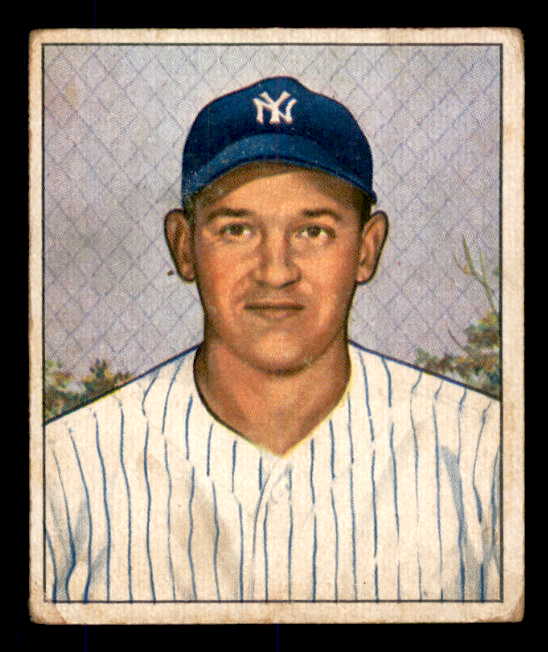 1950 Bowman Baseball #138 Allie Reynolds Yankees VG 556066