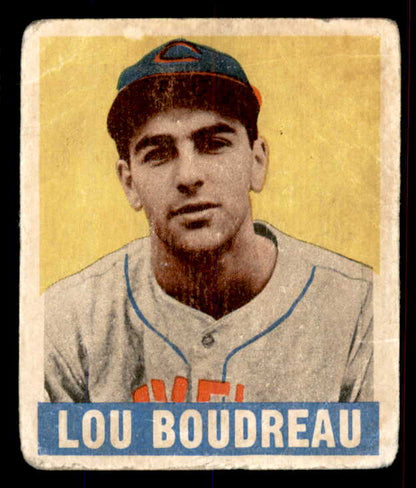 1948 Leaf Baseball #106 Lou Boudreau Indians GD-VG 556136