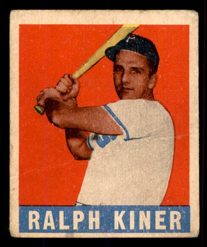 1948 Leaf Baseball #091 Ralph Kiner Pirates GD-VG 556137