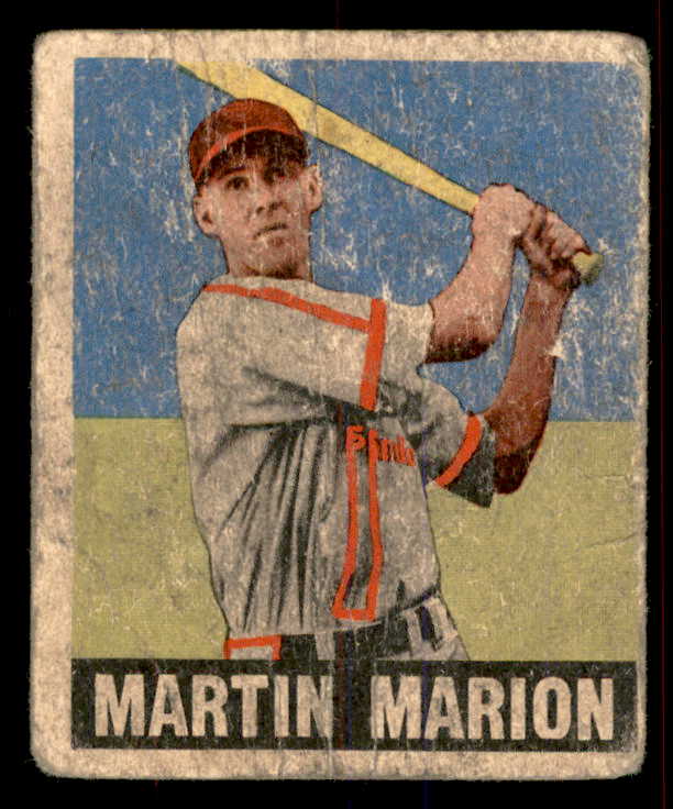 1948 Leaf Baseball #097 Marty Marion Cardinals Good 556144